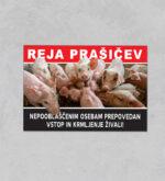 REJA PRAŠIČEV (nalepka ali tabla)