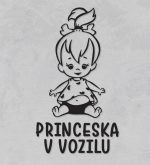 Princeska v vozilu